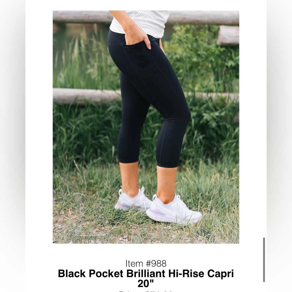 Women’s Zyia Brilliant Pocket Capri hi-rise